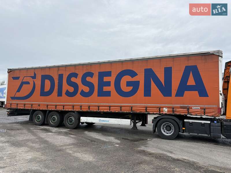 Тентований борт (штора) - напівпричіп Krone BPW 2014 в Луцьку