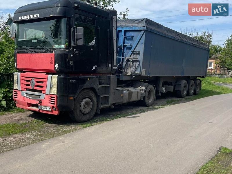 Тягач Renault Magnum 2000 в Липовой Долине