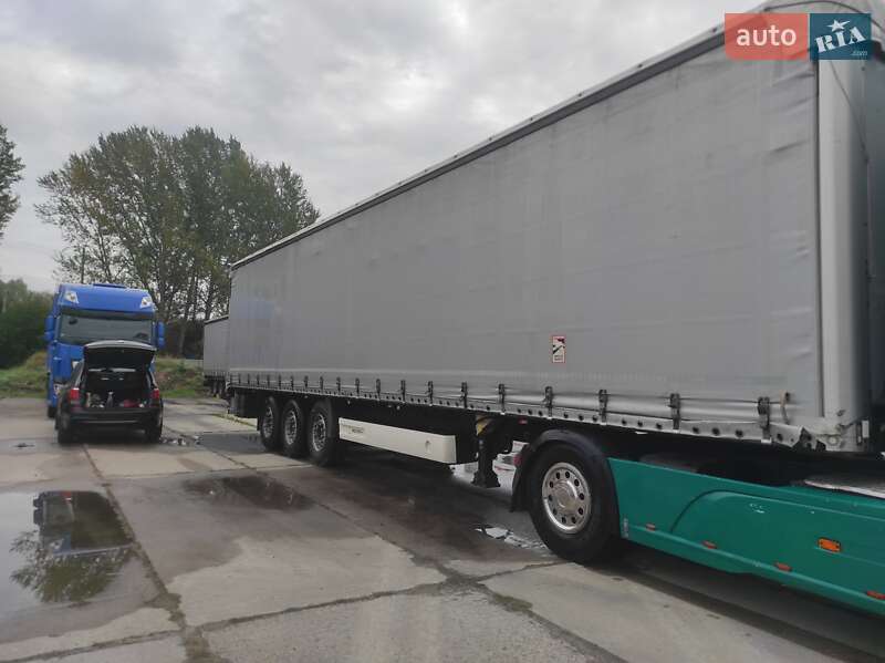 Тентований борт (штора) - напівпричіп Wielton NS-3 2013 в Львові