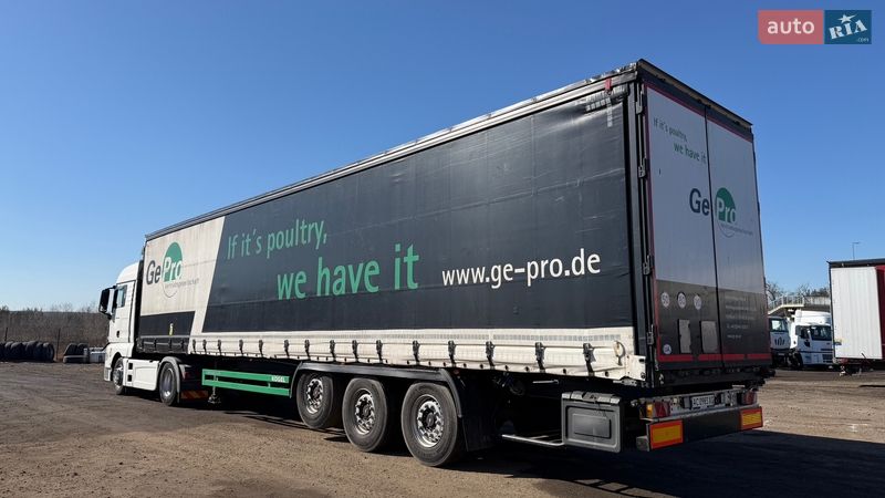 Тентованный борт (штора) - полуприцеп Kogel S 24 2013 в Киеве Тентованный борт (штора) - полуприцеп Kogel S 24 2013 в Киеве