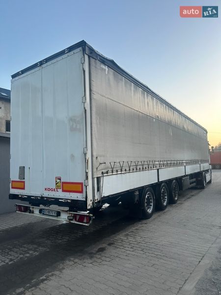 Тентованный борт (штора) - полуприцеп Kogel S 24 2007 в Хусте