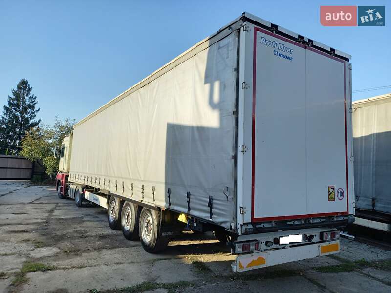 Тентованный борт (штора) - полуприцеп Krone SAF 2016 в Яворове Тентованный борт (штора) - полуприцеп Krone SAF 2016 в Яворове