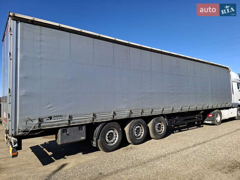 Тентованный борт (штора) - полуприцеп Kogel SAF 2009 в Иршаве