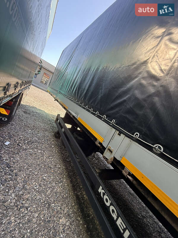 Тентованный борт (штора) - прицеп Kogel SAF 2016 в Иршаве