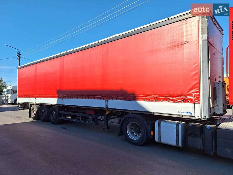 Тентованный борт (штора) - полуприцеп Schmitz Cargobull SAF 2008 в Львове