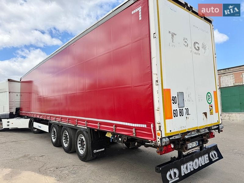 Тентований борт (штора) - напівпричіп Krone SAF 2014 в Рівному