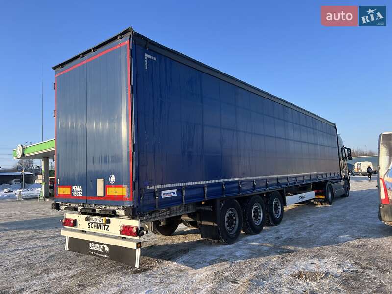 Тентованный борт (штора) - полуприцеп Schmitz Cargobull SCB S3T 2016 в Луцке