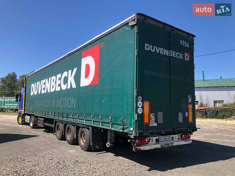 Тентований борт (штора) - напівпричіп Schmitz Cargobull SCS 2010 в Ковелі