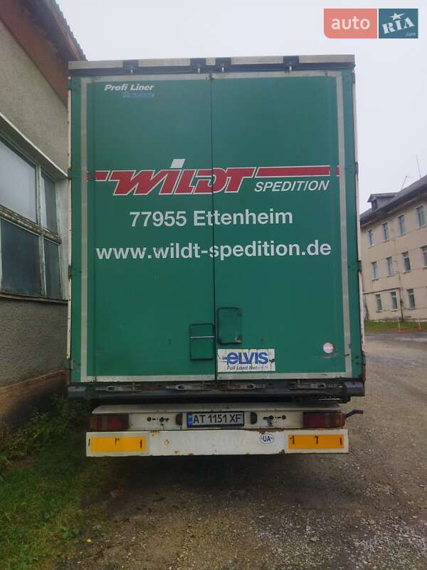 Тентований борт (штора) - прицеп Krone SD 2008 в Долині Тентований борт (штора) - прицеп Krone SD 2008 в Долині