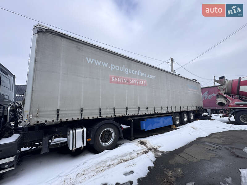 Тентованный борт (штора) - полуприцеп Krone SD 2008 в Дубно