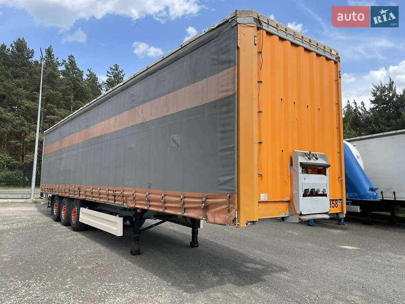 Тентованный борт (штора) - полуприцеп Krone SDP 27 2002 в Вышгороде Тентованный борт (штора) - полуприцеп Krone SDP 27 2002 в Вышгороде