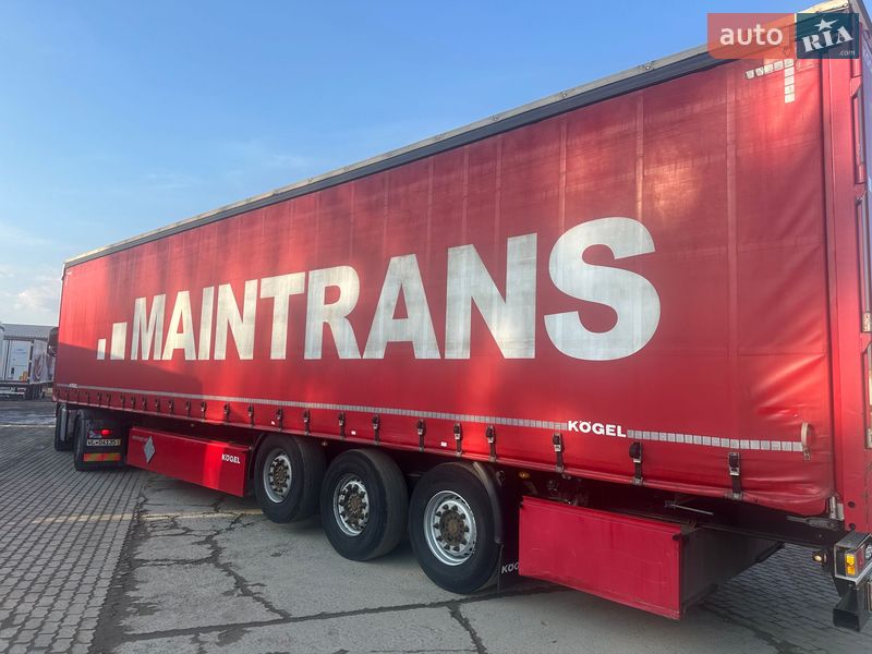 Тентованный борт (штора) - полуприцеп Kogel SN 24 2018 в Калуше