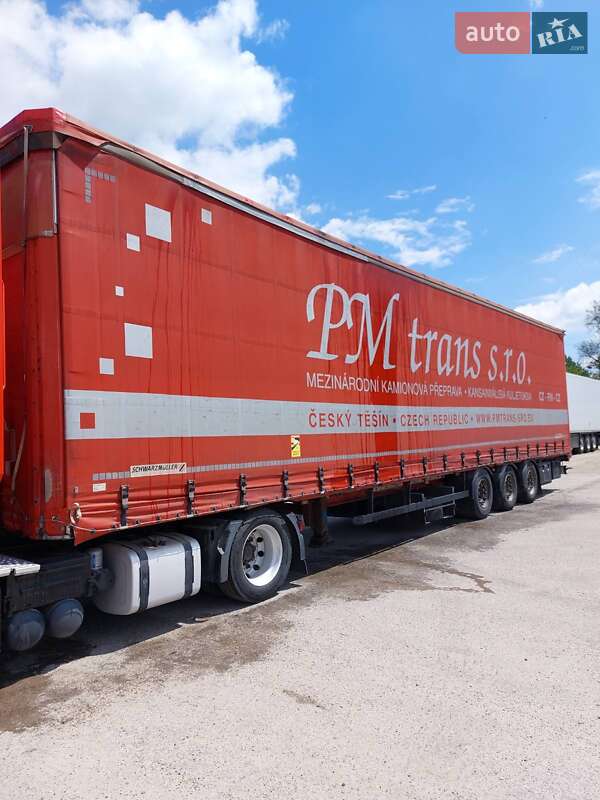 Тентованный борт (штора) - полуприцеп Schwarzmuller SPA-3E 2010 в Львове