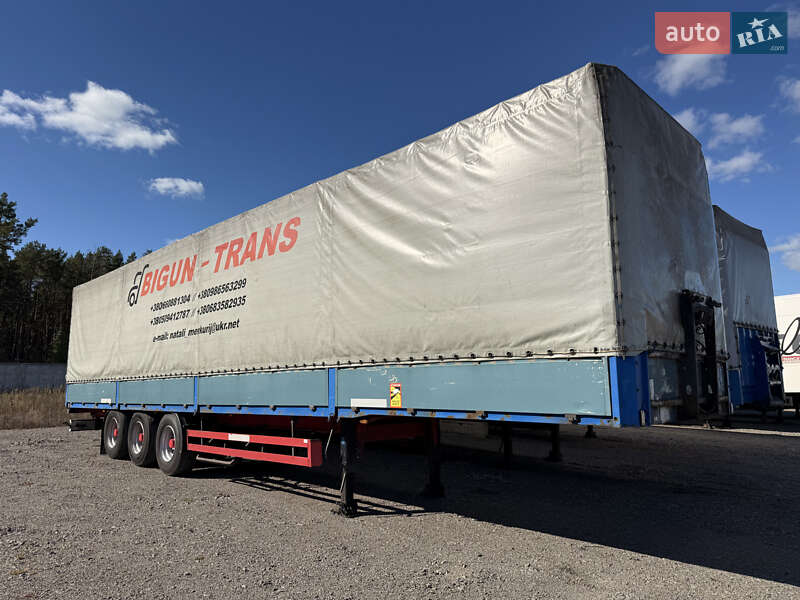 Тентованный борт (штора) - полуприцеп Schwarzmuller SPA-3E 2003 в Сарнах Тентованный борт (штора) - полуприцеп Schwarzmuller SPA-3E 2003 в Сарнах