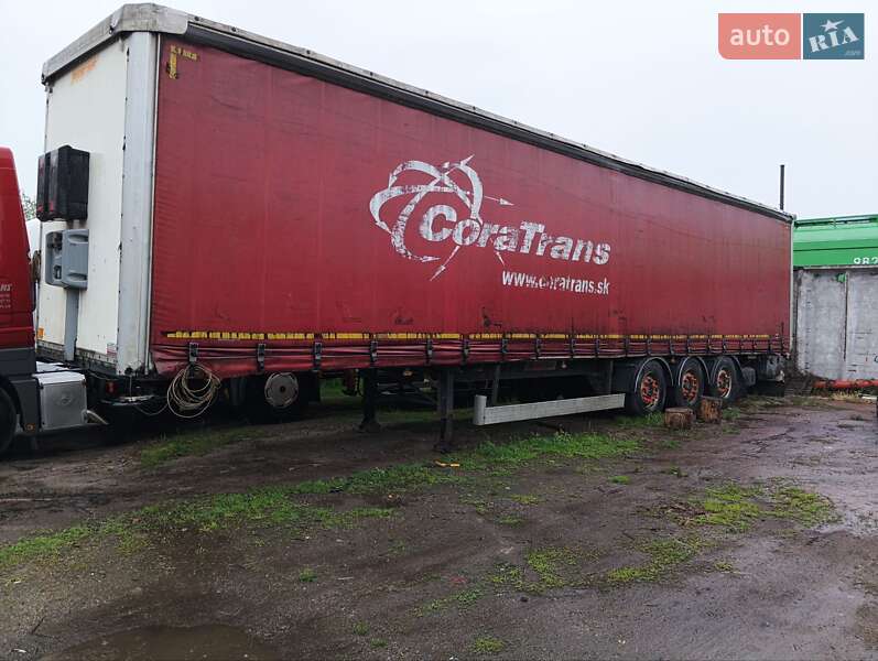 Тентованный борт (штора) - полуприцеп Fruehauf TX 34 2006 в Лубнах