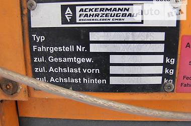 Тентованный борт (штора) - полуприцеп Ackermann-Fruehauf AA 2004 в Хмельницком