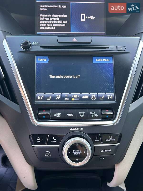 Внедорожник / Кроссовер Acura MDX 2018 в Одессе фото 28 Внедорожник / Кроссовер Acura MDX 2018 в Одессе