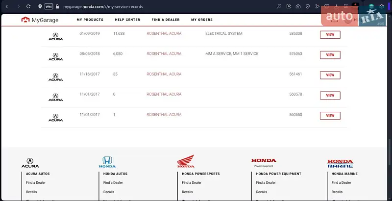 Внедорожник / Кроссовер Acura RDX 2017 в Киеве документ