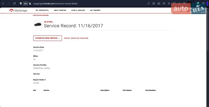 Внедорожник / Кроссовер Acura RDX 2017 в Киеве документ 18 фото Внедорожник / Кроссовер Acura RDX 2017 в Киеве документ