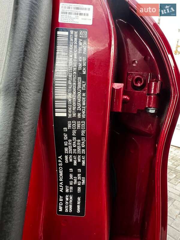 Внедорожник / Кроссовер Alfa Romeo Stelvio 2018 в Луцке