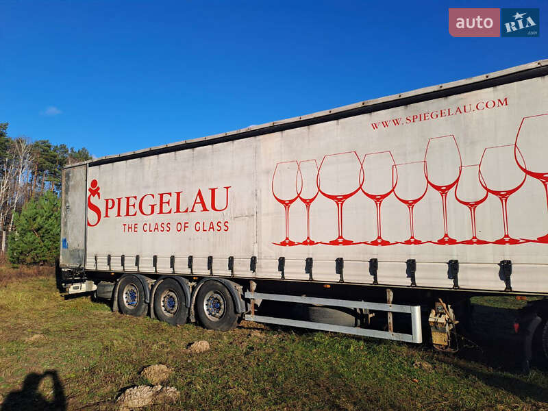 Тентований борт (штора) - напівпричіп ARDOR SVR 2004 в Кролевці