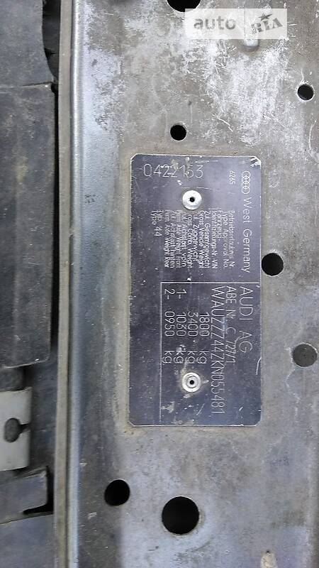 Седан Audi 100 1989 в Романове фото 5 Седан Audi 100 1989 в Романове