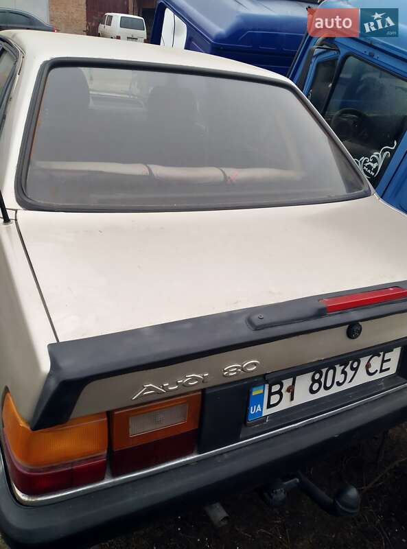 Седан Audi 80 1986 в Полтаві