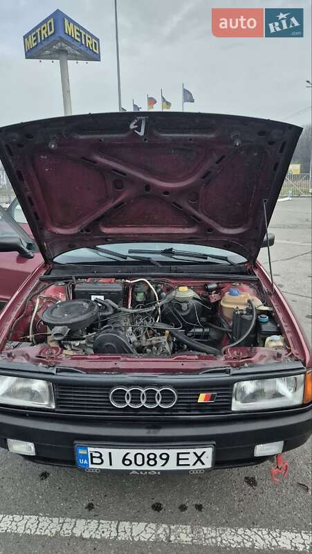 Седан Audi 80 1987 в Полтаві