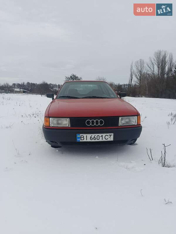 Седан Audi 80 1988 в Гадячі