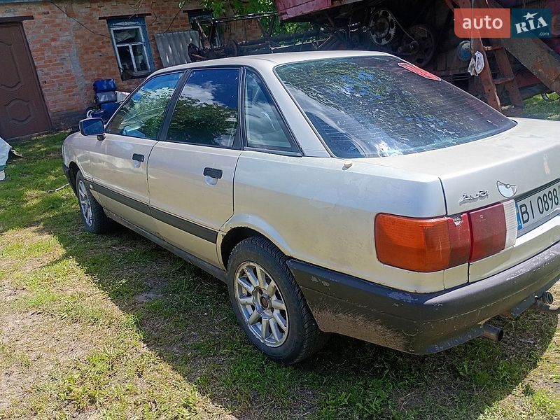 Седан Audi 80 1986 в Пирятині фото 4 Седан Audi 80 1986 в Пирятині