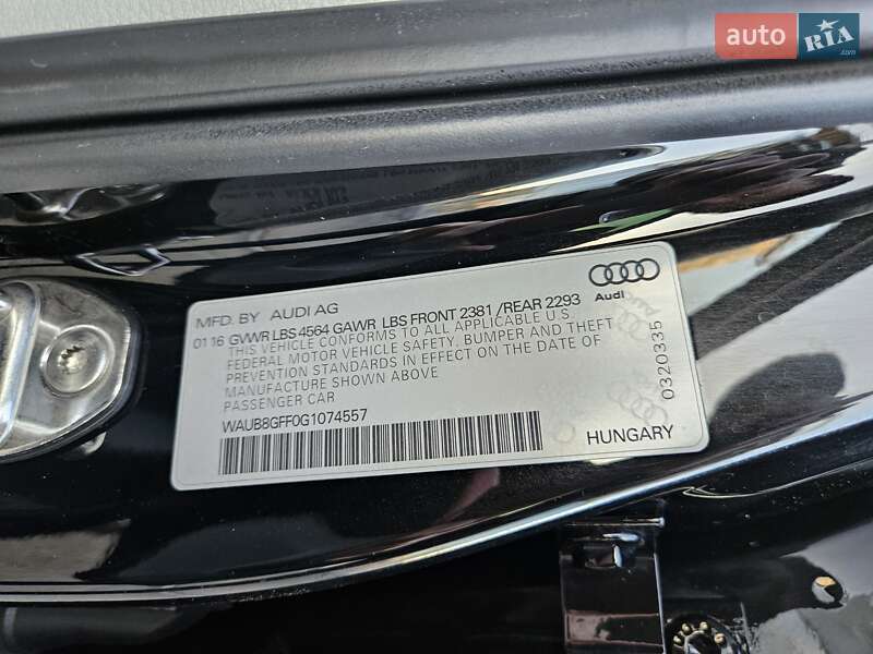 Седан Audi A3 2016 в Днепре