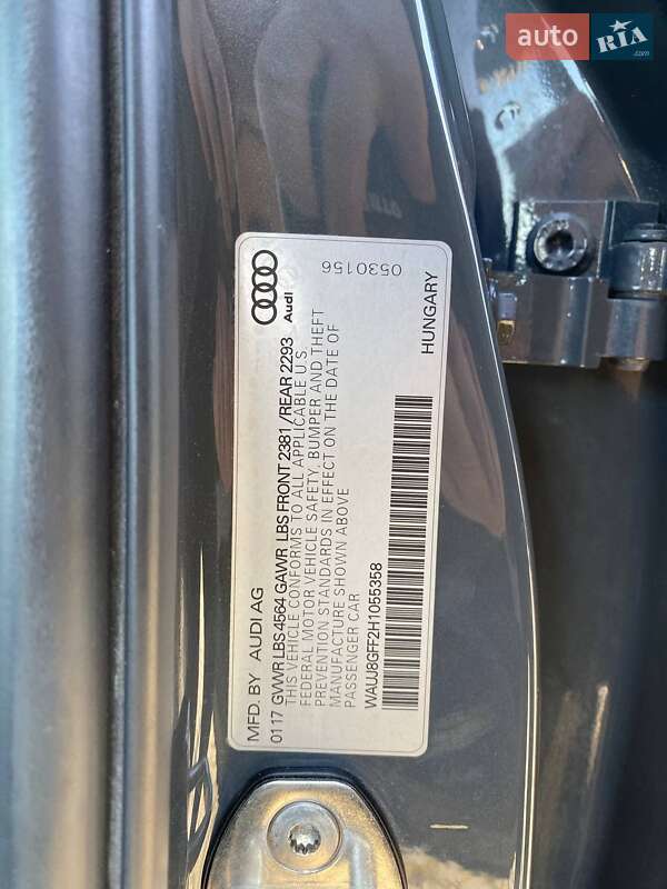 Седан Audi A3 2017 в Львове