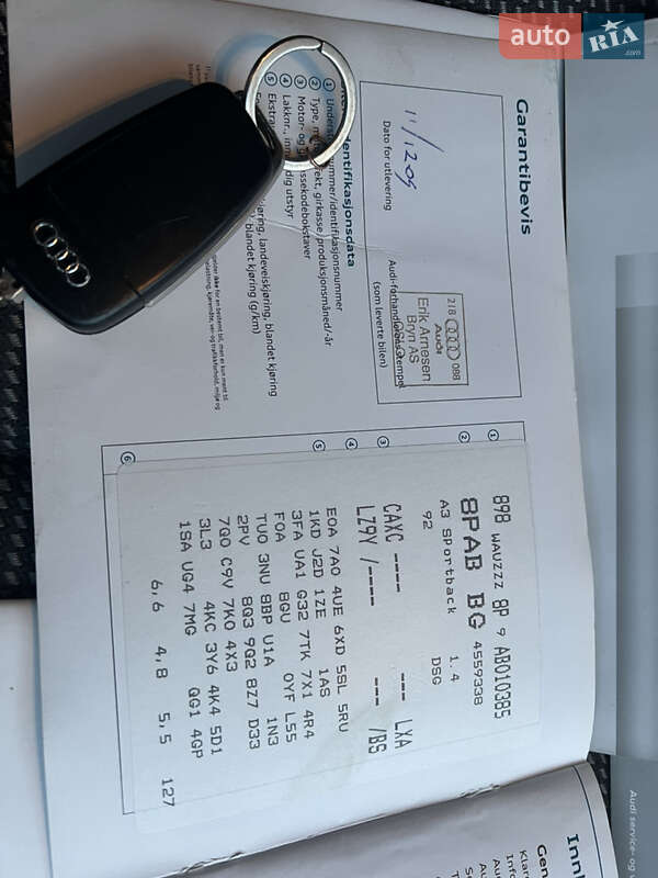 Хэтчбек Audi A3 2009 в Луцке