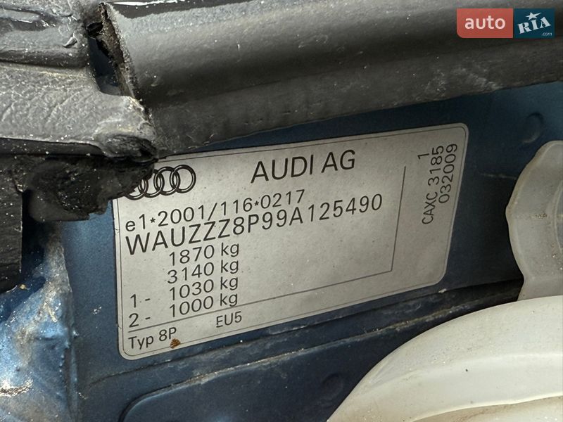 Хетчбек Audi A3 2009 в Стрию
