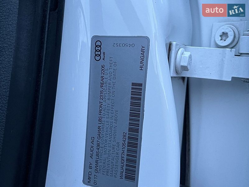 Седан Audi A3 2017 в Кременчуге