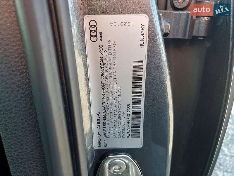 Седан Audi A3 2014 в Львове