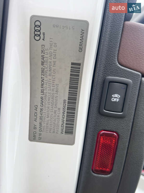 Седан Audi A4 2016 в Черкасах