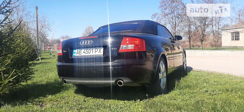 Кабріолет Audi A4 2003 в Запоріжжі