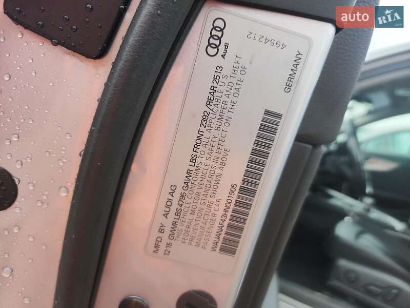 Седан Audi A4 2017 в Харькове