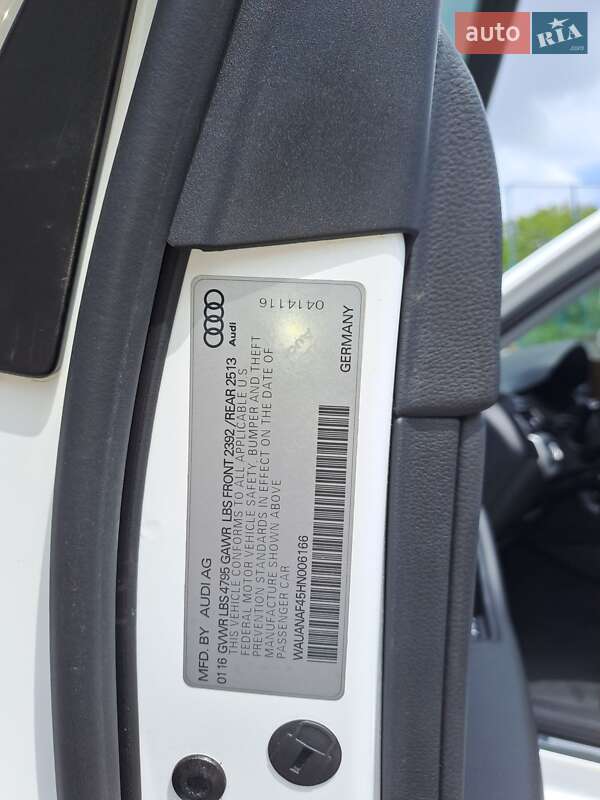 Седан Audi A4 2016 в Луцке фото 30 Седан Audi A4 2016 в Луцке