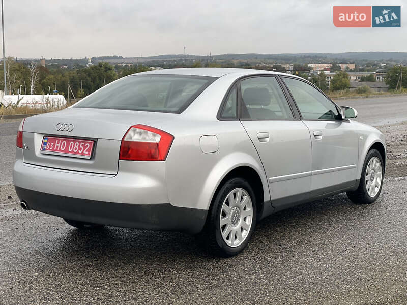 Седан Audi A4 2002 в Корсунь-Шевченківському