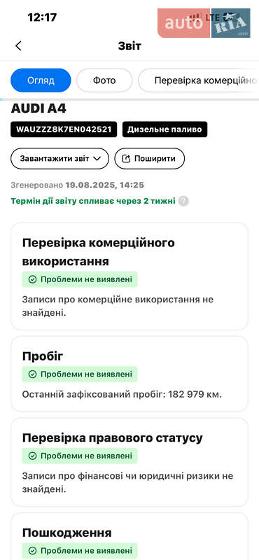 Седан Audi A4 2014 в Хмельницком