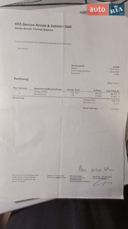 Седан Audi A4 2003 в Вінниці