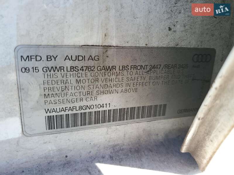 Седан Audi A4 2016 в Днепре фото 12 Седан Audi A4 2016 в Днепре