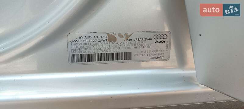 Седан Audi A4 2009 в Славянске