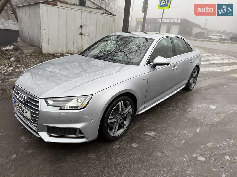 2018 Audi A4, VIN WAUENAF49JA128320:plate — фото 1 (autoria)