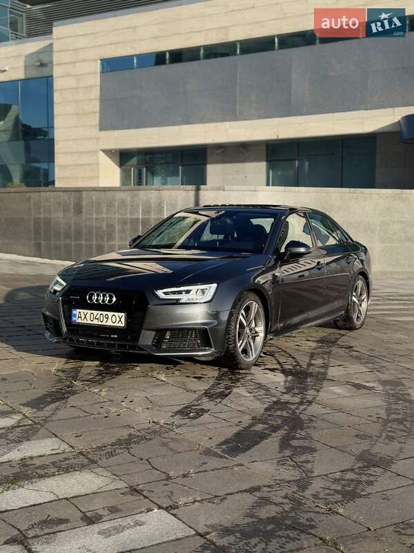 2018 Audi A4, VIN WAUENAF45JA233582:plate — фото 1 (autoria)