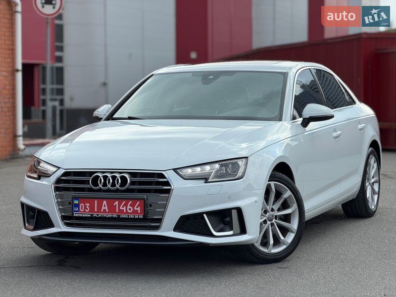 2019 Audi A4, VIN WAUGMAF43KN011015:plate — фото 1 (autoria)