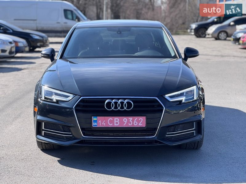 2019 Audi A4, VIN WAUANAF42KN017830:plate — photo 1 (autoria)