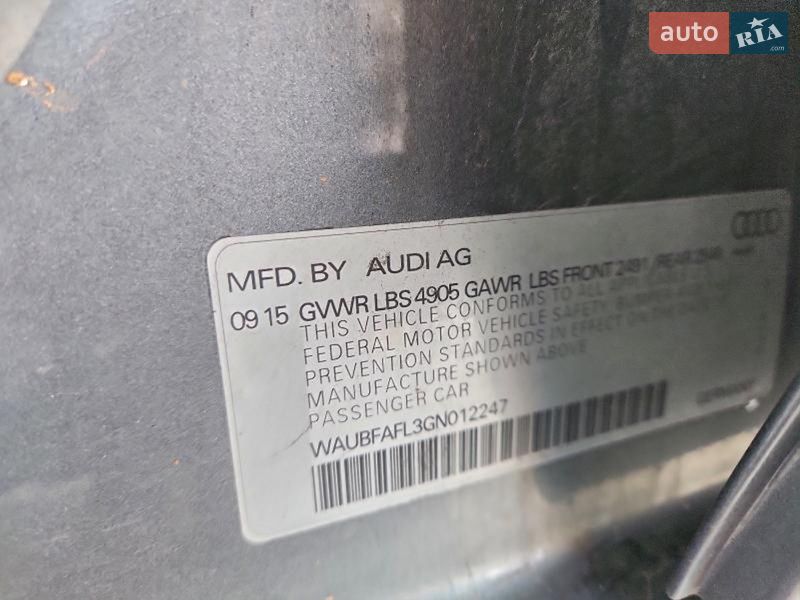 Седан Audi A4 2015 в Львове фото 12 Седан Audi A4 2015 в Львове